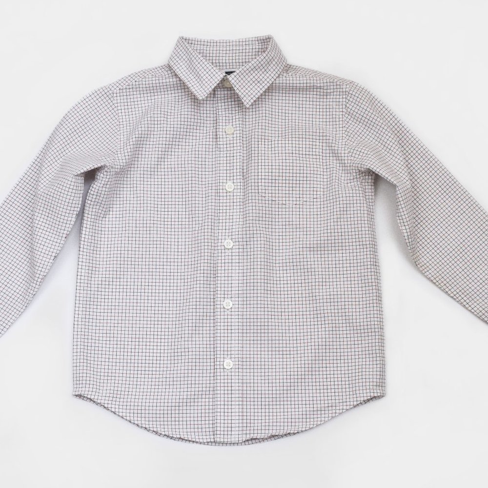 Janie and Jack Boy 4T White Dress Shirt Top